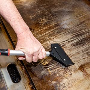Chef-Master Extra Length, Heavy Duty Griddle Scraper