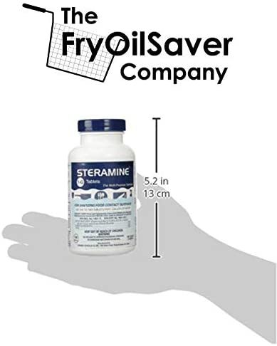 Steramine Quaternary Sanitizing Tablets – 1x 150 Count Bottle