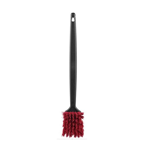 FryOilSaver Co. High Heat Deep Fryer Cleaning Brush | Professional 20“ Pot and Fryer Brush with Long Handle | Withstands Heat Up to 425 F / 218 C | Model FRY-12116