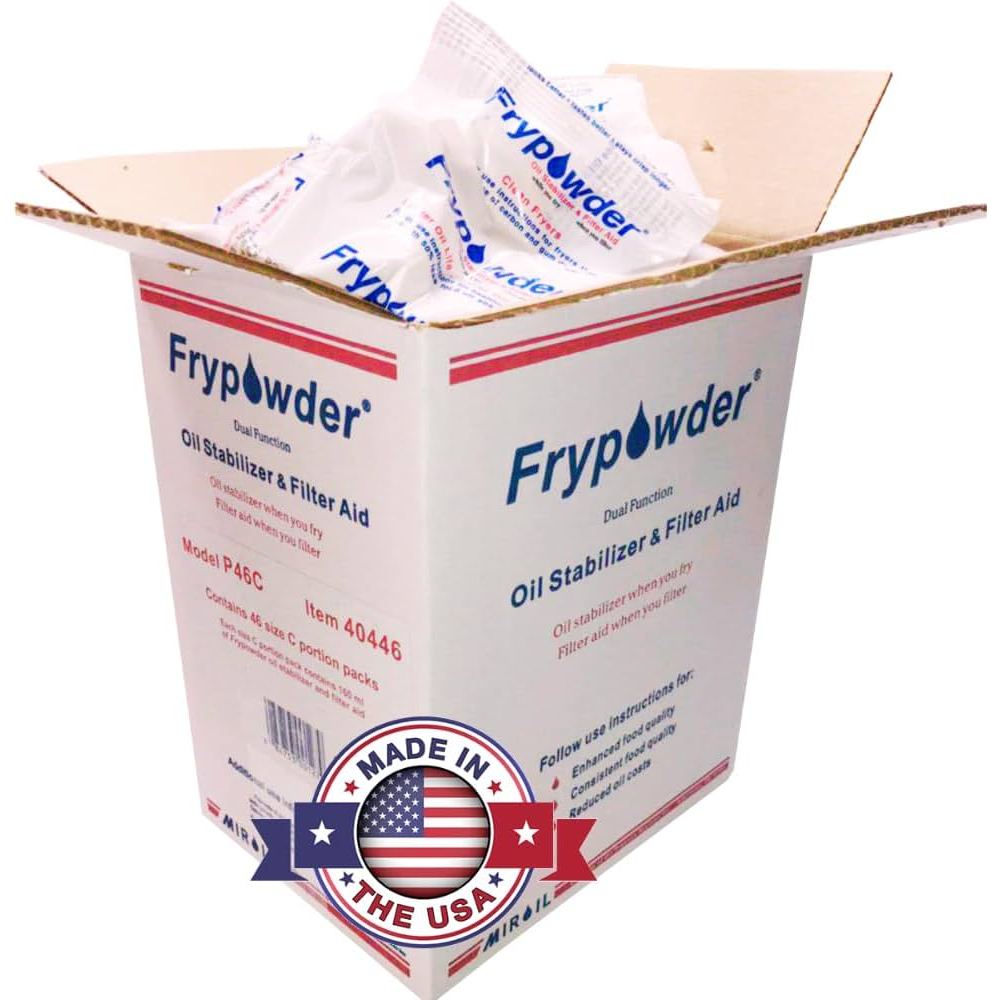 MirOil P46C FryPowder Oil Stabilizer – 46x 160ml C Size Packs