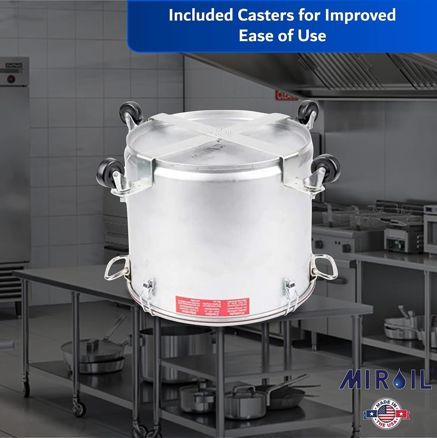 MirOil Filter Pot / Grease Bucket with Mobile Base – 60LC 7 Gallon