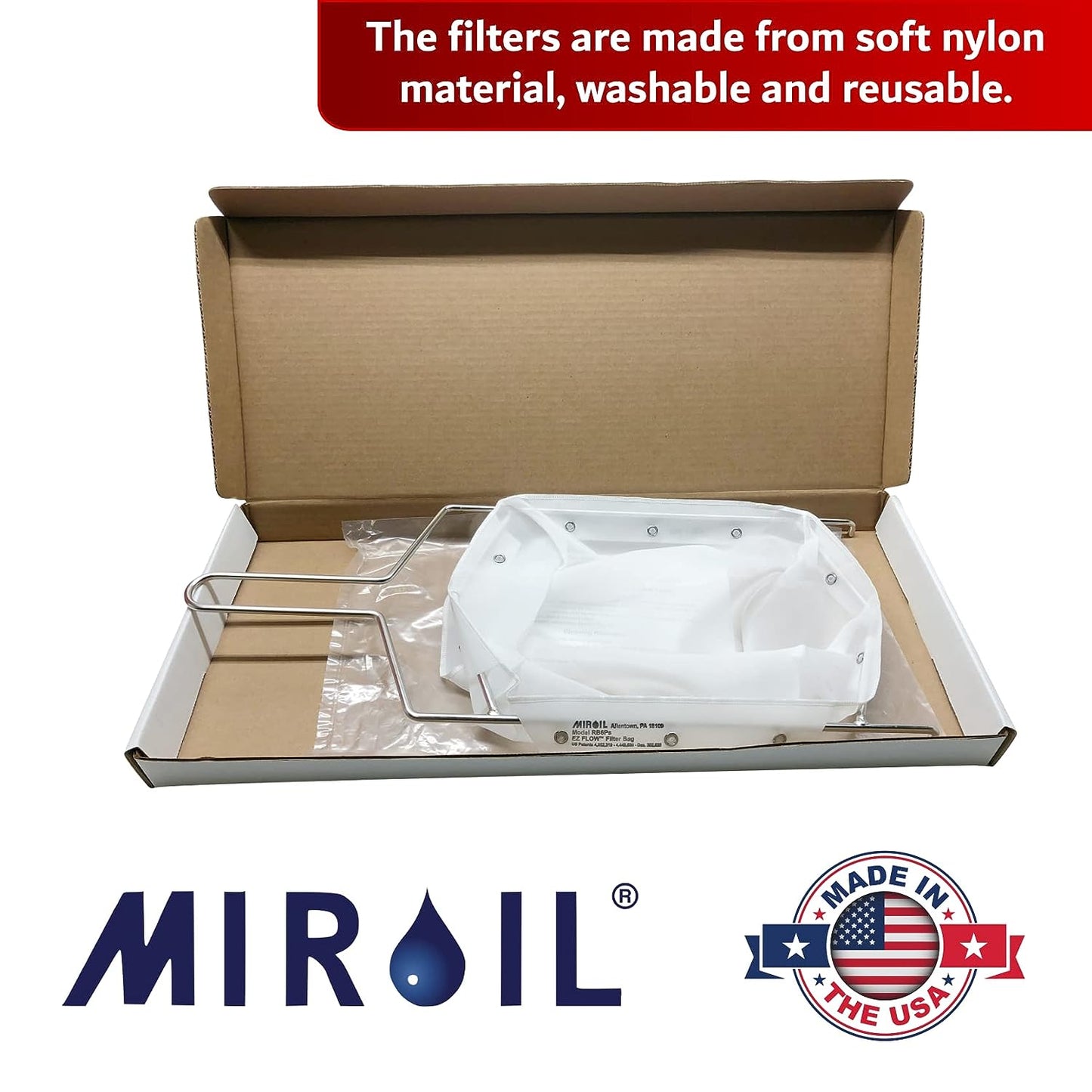 Miroil EZ Flow Filter Assembly B6PS/02852 – With RB6PS Filter Bag