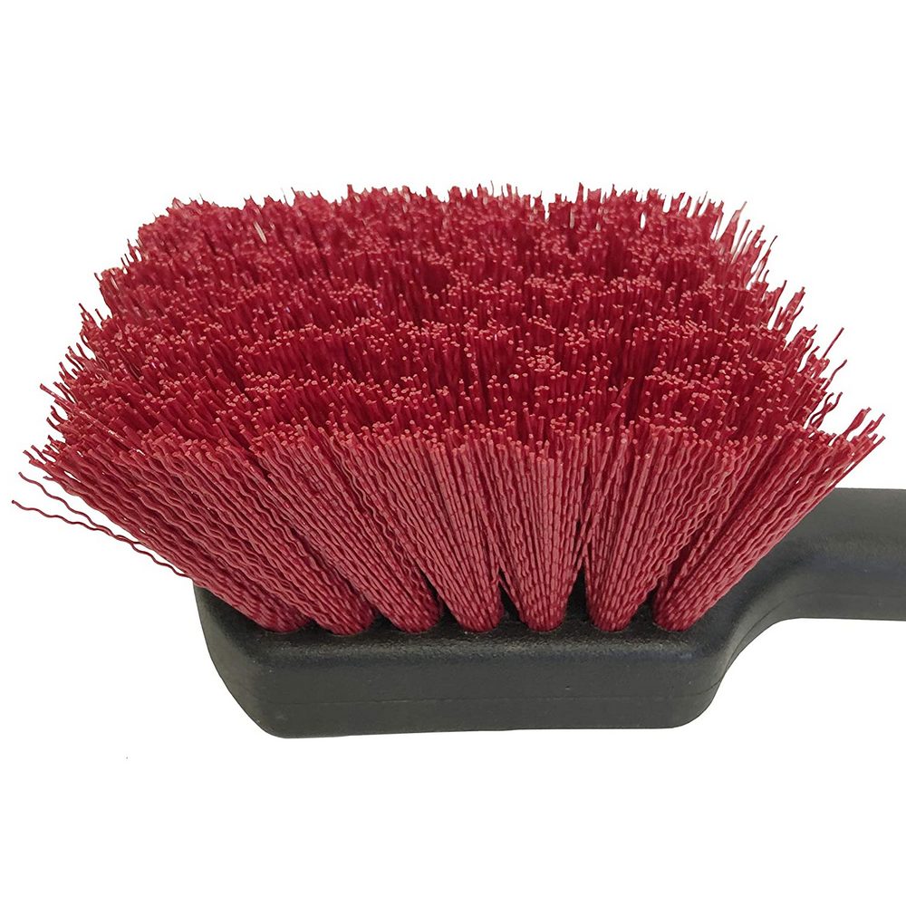 FryOilSaver Co. High Heat Deep Fryer Cleaning Brush | Professional 20“ Pot and Fryer Brush with Long Handle | Withstands Heat Up to 425 F / 218 C | Model FRY-12116