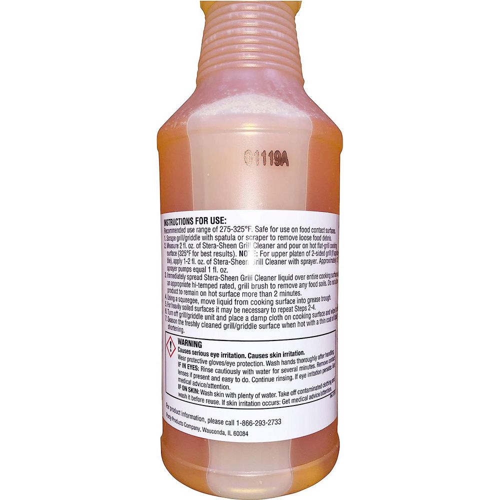 Stera-Sheen Grill Non-Caustic Grill Surface Cleaner – 4x 32oz Bottles
