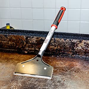 Chef-Master Extra Length, Heavy Duty Griddle Scraper