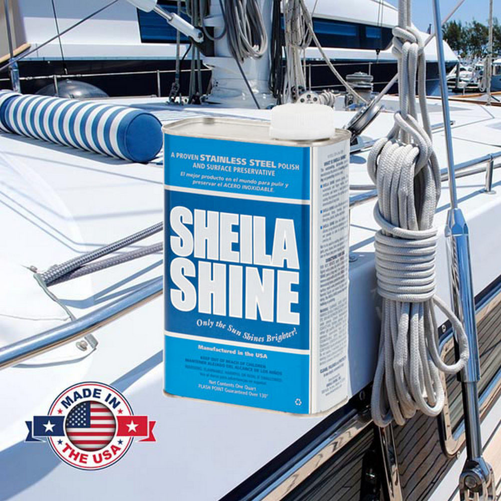 Sheila Shine Stainless Steel Cleaner & Polish – 12x 1 qt Liquid