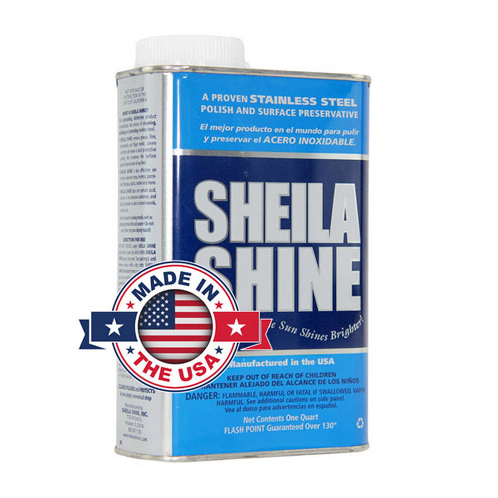 Sheila Shine Stainless Steel Cleaner & Polish – 12x 1 qt Liquid