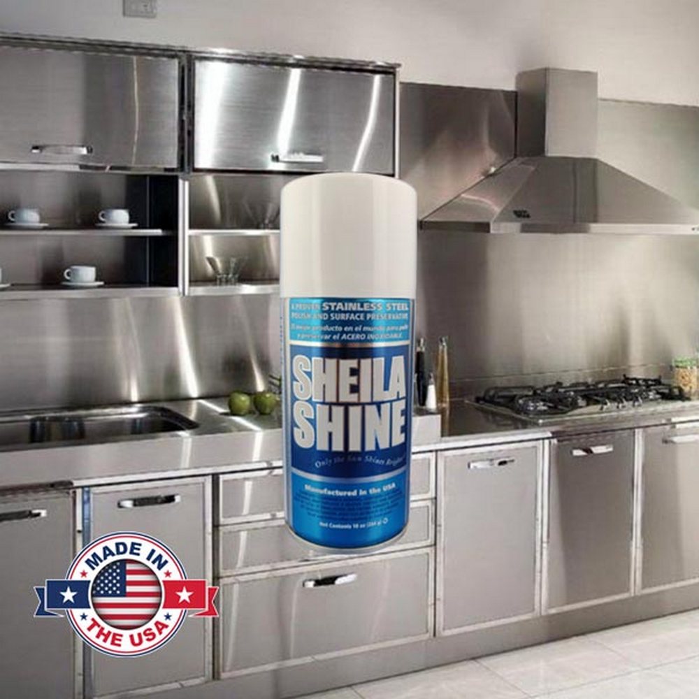 Sheila Shine Stainless Steel Cleaner & Polish – 2x 10 oz Aerosol