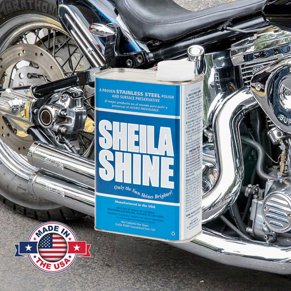 Sheila Shine Stainless Steel Cleaner & Polish – 12x 1 qt Liquid