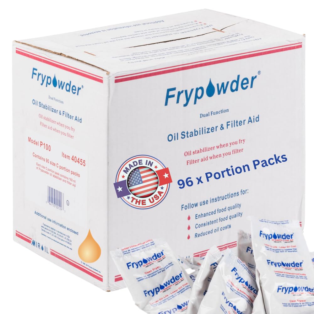 MirOil P100 FryPowder Oil Stabilizer – 90x 160ml C Size Packs