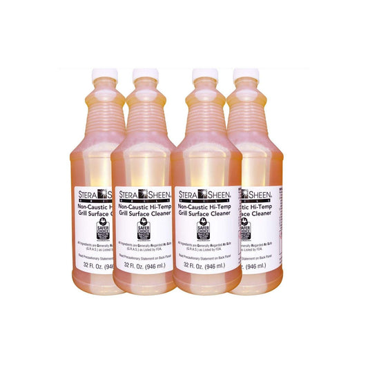 Stera-Sheen Grill Non-Caustic Grill Surface Cleaner – 4x 32oz Bottles