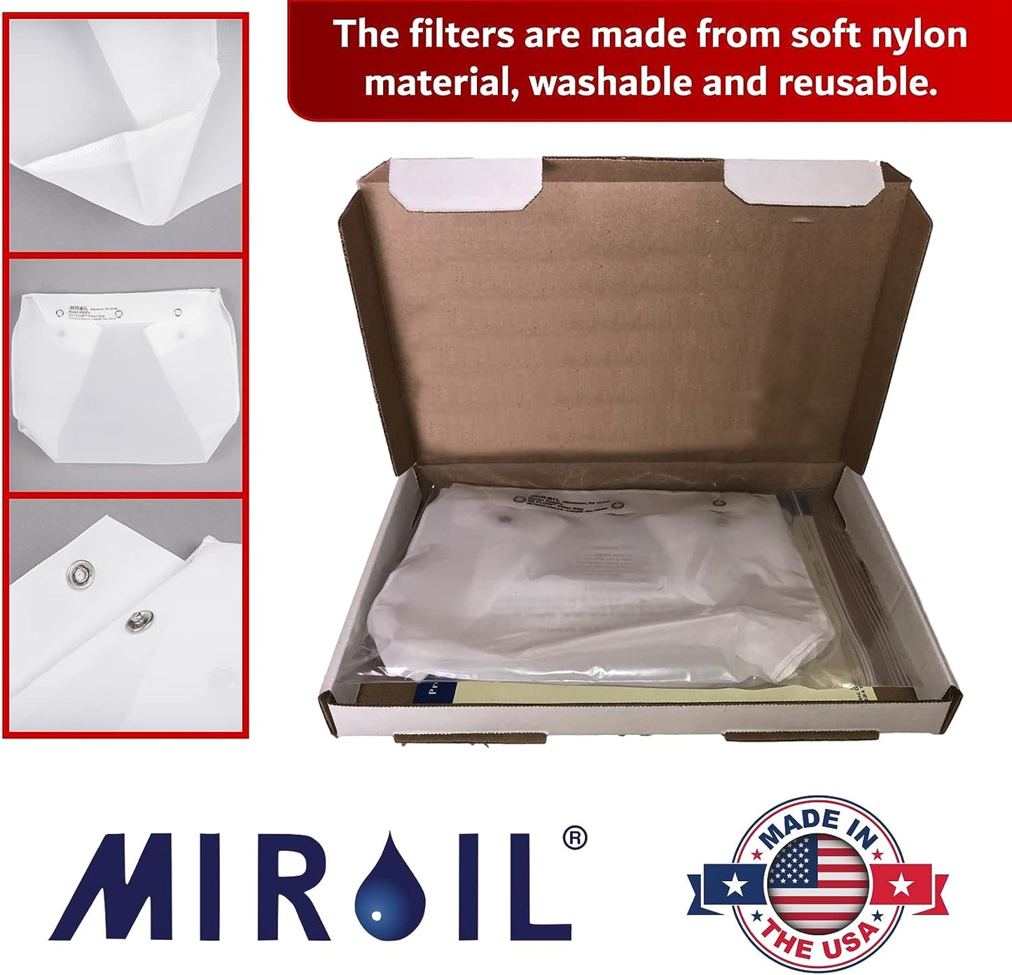 Miroil EZ Flow Filter RB6PS/12852 – Bag Only