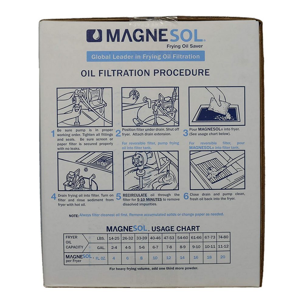 Magnesol Fryer Oil Filter Powder – 1x 22 lb Box